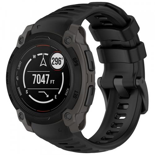 Curea Techsuit W076 pentru Garmin Instinct E 45mm, Negru