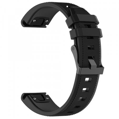 Curea Techsuit W058 pentru Garmin Watch Fenix Series, 26mm, Negru