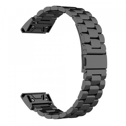 Curea Techsuit W010 pentru Garmin Watch Fenix Series, 26mm, Negru