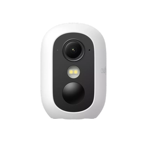Camera Add-on eufyCam C35 Wireless Pure Color NightVision, 2MP 1920x1080, 6500 mAh, Functii inteligente cu AI, IP67 (Alb)