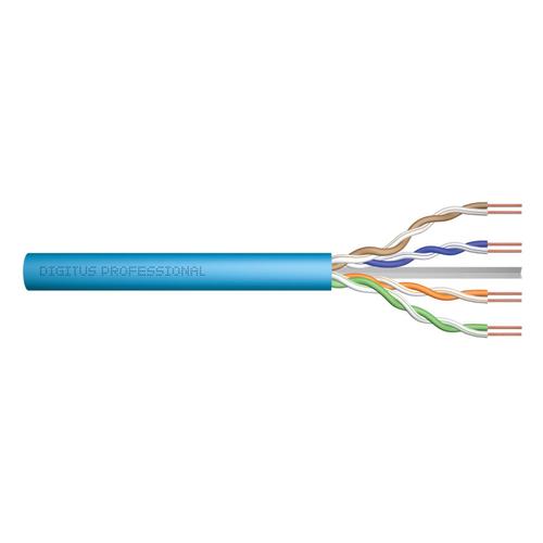 Cablu de retea Digitus DK-1613-A-VH-5 U-UTP, CAT6A, 500 m, Albastru