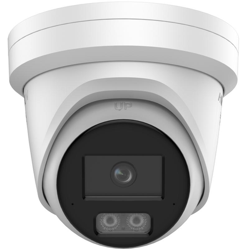 Camera supraveghere IP Dome cu iluminare duala Hikvision ColorVu DS-2CD2347G3-LI2UY, 4 MP, 2.8 mm, IR/lumina alba 30 m, slot card, microfon dual, anti-coroziune, PoE