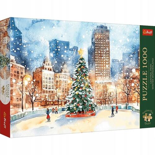 Puzzle Trefl Premium Plus Central Park Usa Winter Wonderland, 1000 de piese