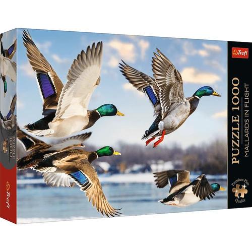 Puzzle Trefl Premium Plus Rate salbatice in zbor, 1000 de piese