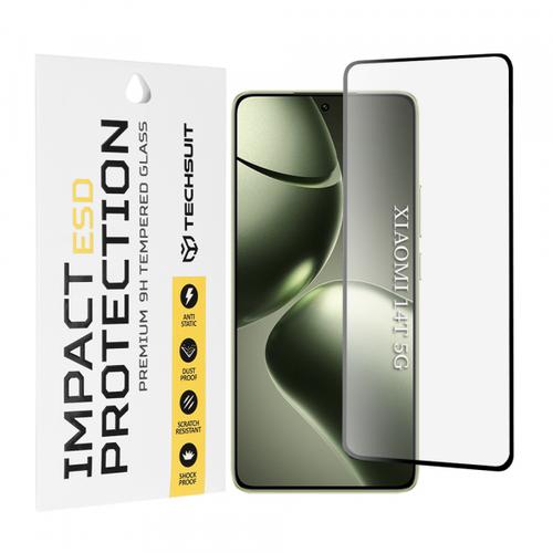 Folie de protectie Ecran Techsuit pentru Xiaomi 14T Pro / 14T, Sticla Securizata, Full Glue