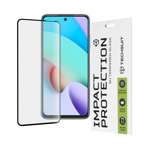 Folie de protectie Ecran Techsuit pentru Xiaomi Redmi 10 2022 / 10 (2021), Sticla Securizata, Full Glue, 111D
