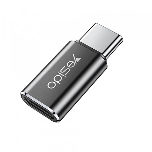 Adaptor Date si Incarcare Lightning - USB-C Yesido GS22 (Gri)