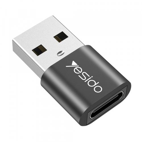 Adaptor Date si Incarcare USB-C - USB-A Yesido GS09 (Negru)
