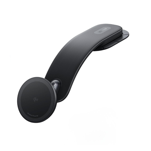 Suport auto magnetic Anker Nano, cu incarcare wireless, Detasabil, 15W, 360° (Negru)
