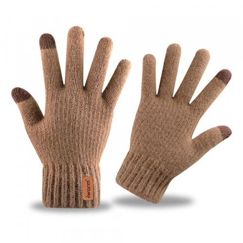 Manusi iarna tactile Iwarm ST0016, 22cm (Maro)
