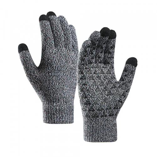 Manusi iarna tactile Iwarm ST0018, 23cm (Gri)