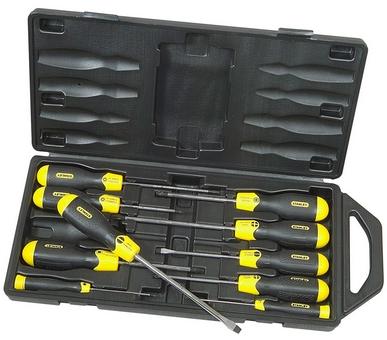 Trusa 10 surubelnite Stalney CushionGrip