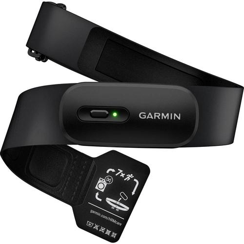 Monitor cardiac Garmin HRM 200 XS-S, 3 ATM, Transmitere date prin BLE, Garmin Connect (Negru)