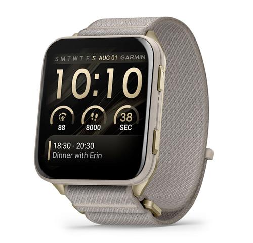Smartwatch Garmin Garmin Venu X1, Ecran AMOLED 2inch, 32GB Flash, GPS, Bluetooth, ANT+, Wi-Fi, iOS/Android (Auriu)