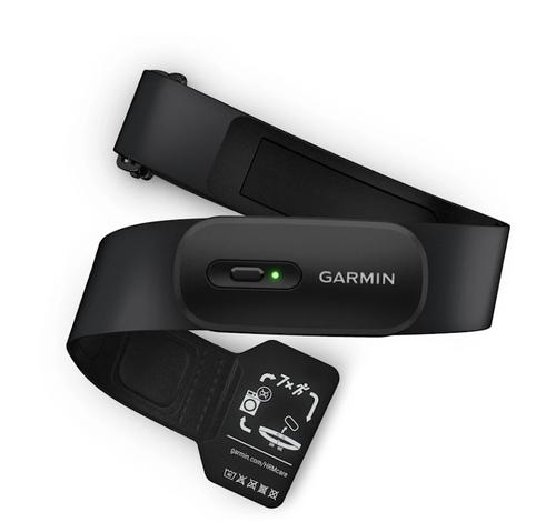 Monitor cardiac Garmin HRM 200 M-XL, 3 ATM, Transmitere date prin BLE, Garmin Connect (Negru)
