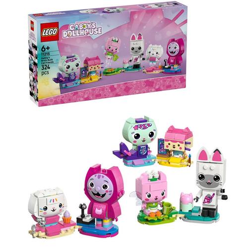 LEGO® Gabby's Dollhouse - Prietenele pisicute din caramizi ale lui Gabby 11215, 324 piese