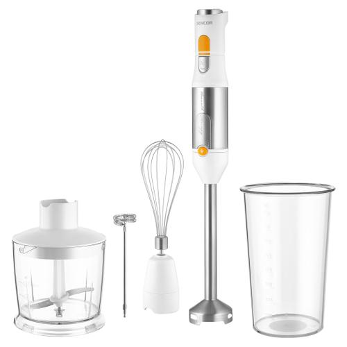 Blender de mana Sencor SHB6301WH 5 in 1, 1200 W, Bol 800 ml, Tocator 500 ml (Alb)