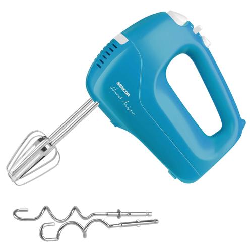 Mixer de mana Sencor SHM5407TQ, 200 W, 5 viteze, Cablu 1.2m (Albastru)