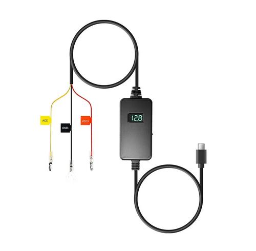Set cabluri 70mai Adjustable Hardwire Kit Midrive-UP06, compatibil cu toate camerele de bord 70mai, 3m, USB-C