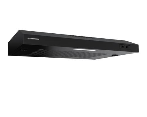 Hota traditionala HEINNER CH-MD190BK, 38 W, 190 m3/h, 2 trepte putere, Lumina LED (Negru)