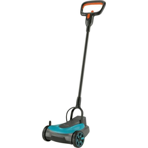 Masina de tuns iarba Gardena HandyMower, Latime taiere  22 cm, 3 Trepte de inaltime, Recomandat pentru 50 mp, Fara acumulator si incarcator (Albastru)