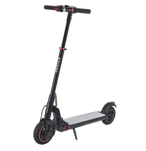Trotineta electrica Kugoo S1 PLUS, Viteza maxima 30 Km/h, Autonomie 25 Km, Motor 350 W, Roti 8inch (Negru)