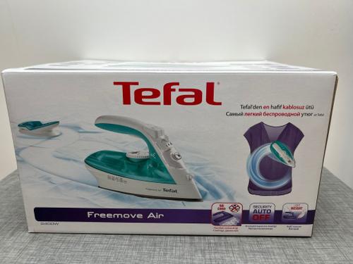 Fier de calcat fara fir Tefal Freemove Air FV6520E0, 2400 W (Alb/Albastru)