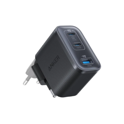Incarcator retea Anker Nano 70W, 2x USB-C, 1x USB, Fast Charging (Negru)