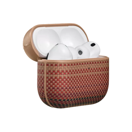 Carcasa Pitaka pentru AirPods Pro 3, Fibra de Aramida (Multicolor)