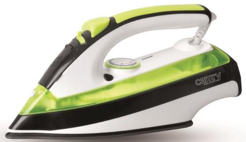 Fier de calcat Camry CR 5025,Talpa ceramica, 2600 W, Anticalcar, Calcare verticala (Alb/Verde)
