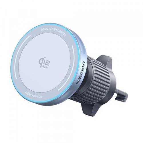 Incarcator auto UGREEN W758, Wireless, 25 W (Albastru)