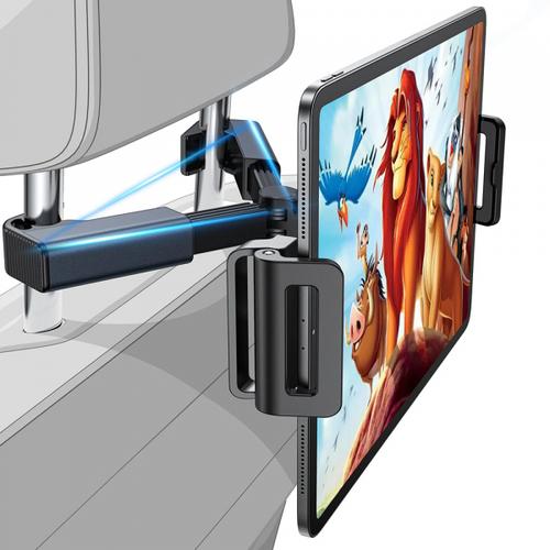 Suport Auto Tetiera Lisen pentru Telefon / Tableta, 4.7inch - 12.9inch, YL0221030002 (Negru)