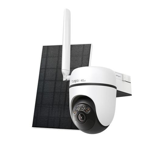 Camera supraveghere video exterior TP-Link tapo C615G KIT Panou Solar, Turret, 2K 3MP (2304x1296), Slot SIM 4G LTE, Microfon, Difuzor, IR 9 m, Lentila 4mm