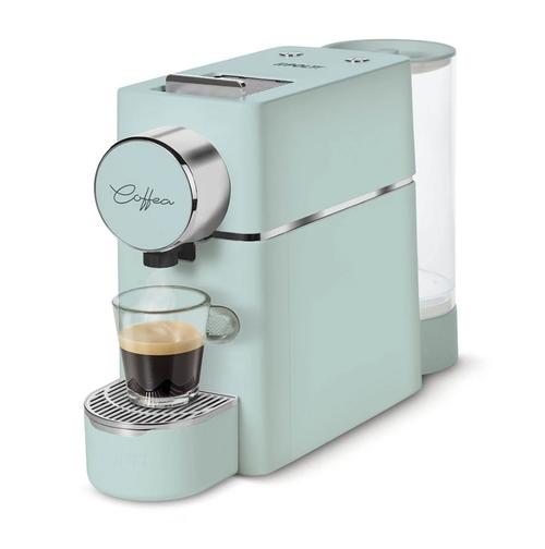 Espressor de cafea Polti Coffea S18G pentru espresso si cafea lunga, compatibil cu capsule E.S.E. de 44 mm, rezervor detasabil de 0,85 l, pompa 19 BAR (Verde)