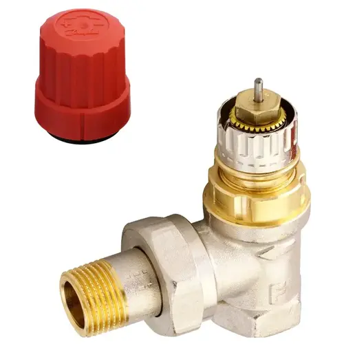Robinet termostatat Danfoss 1/2inch, tur, alama, coltar, pentru calorifer