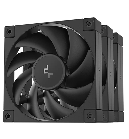 Set ventilator Deepcool FD12, 3 x 120 mm (Negru)