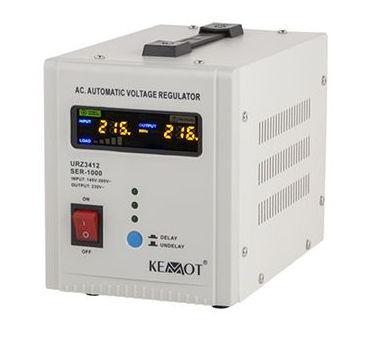 Stabilizator tensiune automat Kemot URZ3412, Precizie 5%, 1000VA (Alb)