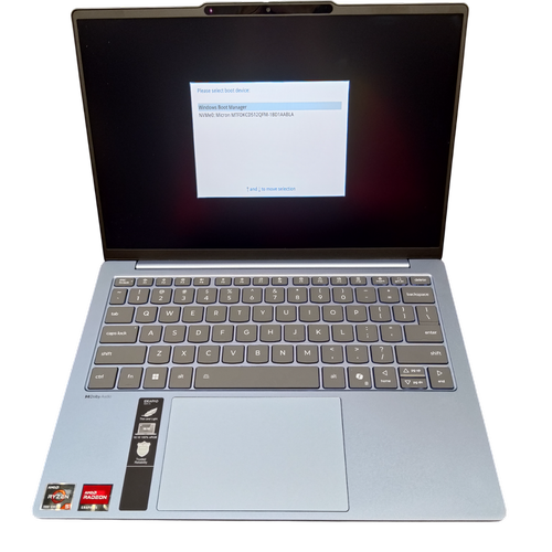 Laptop Lenovo IdeaPad Slim 5 13ARP10 (Procesor AMD Ryzen™ 5 7535HS (16M Cache, up to 4.55 GHz) 13.3inch WUXGA IPS, 16GB LPDDR5X, 512GB SSD, AMD Radeon 660M Graphics, Albastru)