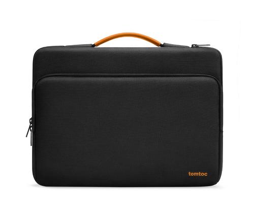 Geanta laptop Tomtoc Defender-A14, pentru notebook 13.5-14.4inch, CornerAmor in 4 colturi, Fermoare YKK (Negru)