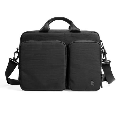 Geanta de umar pentru laptop Tomtoc Navigator-A33, Pana la 15-16inch, Rezistenta la apa, Fermoare YKK (Negru)