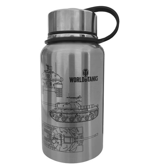 Termos World of Tanks, 650 ml, Inox (Argintiu)