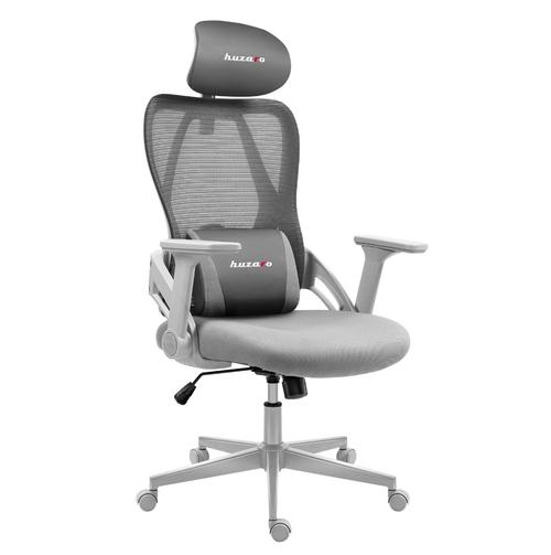 Scaun Gaming Huzaro Combat 2.7, Max 120 kg, Mecanism UltraGravity, Suport lombar ProCore, Brate FusionArm 3D, FlexiHead, Carcasa NylonGuard (Gri)