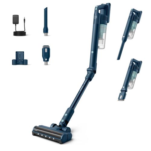 Aspirator vertical Philips XC5242/10, Autonomie 60 minute, Recipient 0.27 l, Display LED, 25.2 V (Verde)