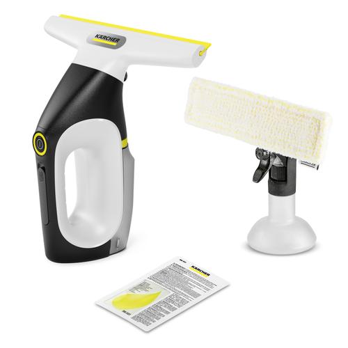 Aparat de curatat geamuri Karcher WV 3 Comfort Care, Autonomie 35 minute, Recipient 0.2 l (Negru/Galben)