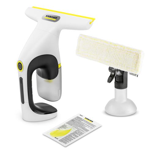 Aparat de curatat geamuri Karcher WV 1 Compact Care, Autonomie 25 minute, Rezervor apa murdara 100 ml (Alb)