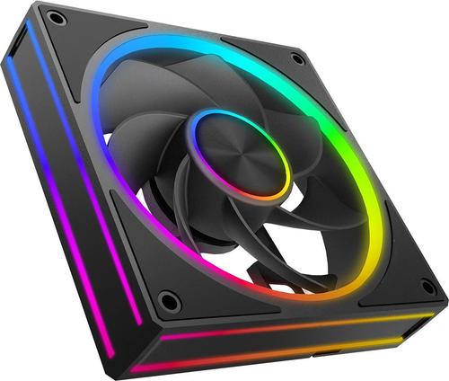Ventilator carcasa Modecom Volcano Loop Reverse FAN-LOOP-120R-ARGB-100, 120mm, 4-pin PWM, 1400 RPM, ARGB (Negru)