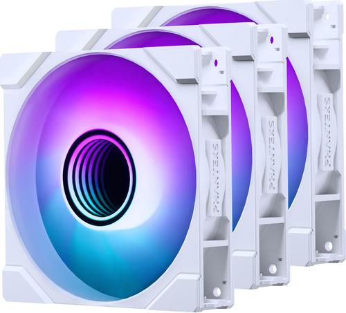 Ventilator Phanteks M25 Gen 2 PH-F120M25_G2_DWT01_3P, Set 3 bucati, 120 mm, Linq6, 2000 RPM, D-RGB (Alb)