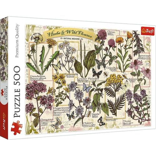 Puzzle Trefl, Plante si Flori Salbatice, 500 piese