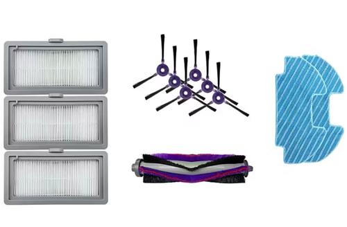 Set de accesorii Midea pentru model I5C, 6 perii laterale, 1 perie principala, Filtre HEPA x3, Levate mop x2