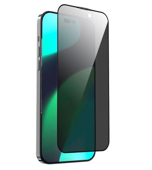 Folie sticla Devia Van series Full Screen Privacy Twice pentru Apple iPhone 14 Pro Max (Negru)